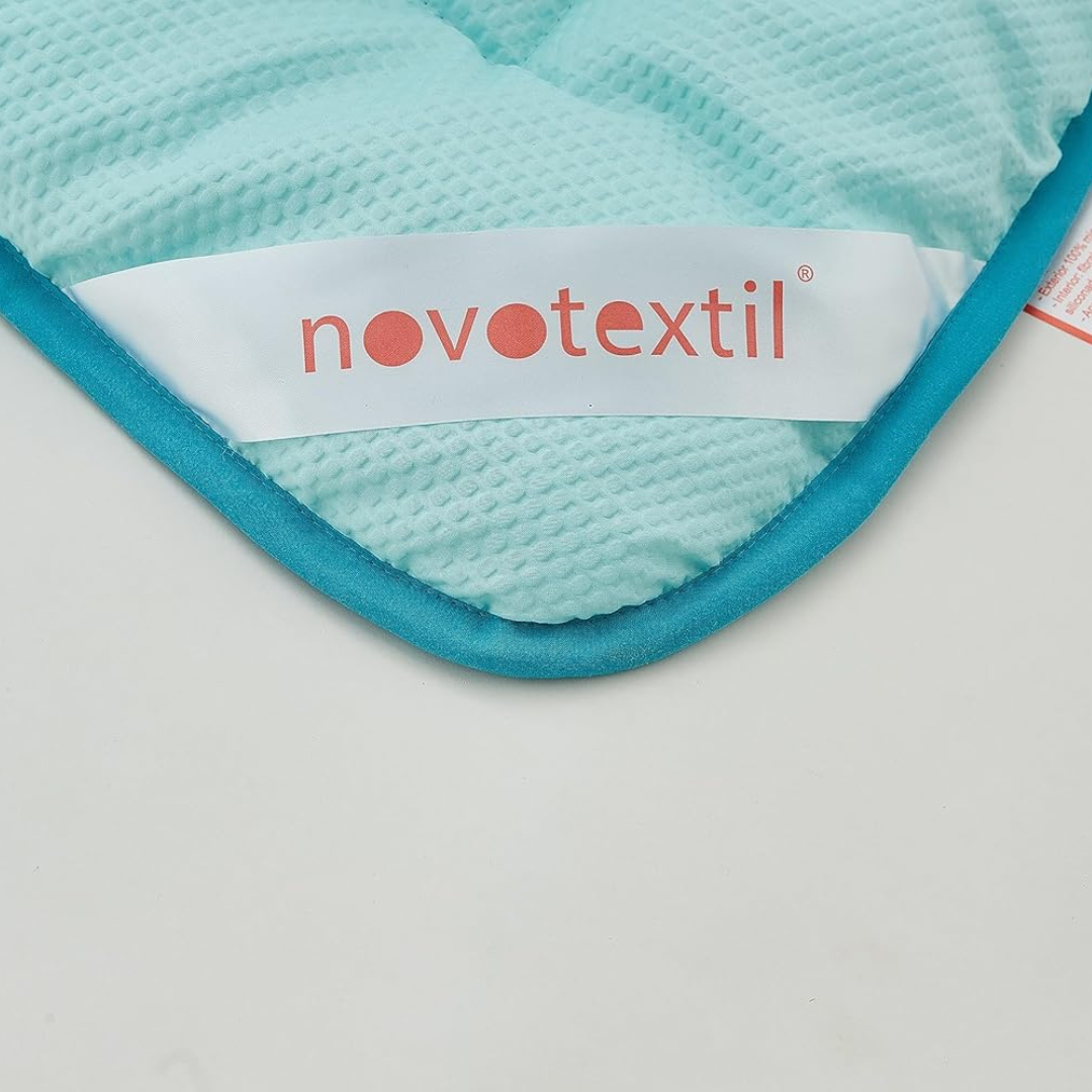 Novotextil- Couette bicolore.  microfibre. Densité 350gr/m2 Turquoise